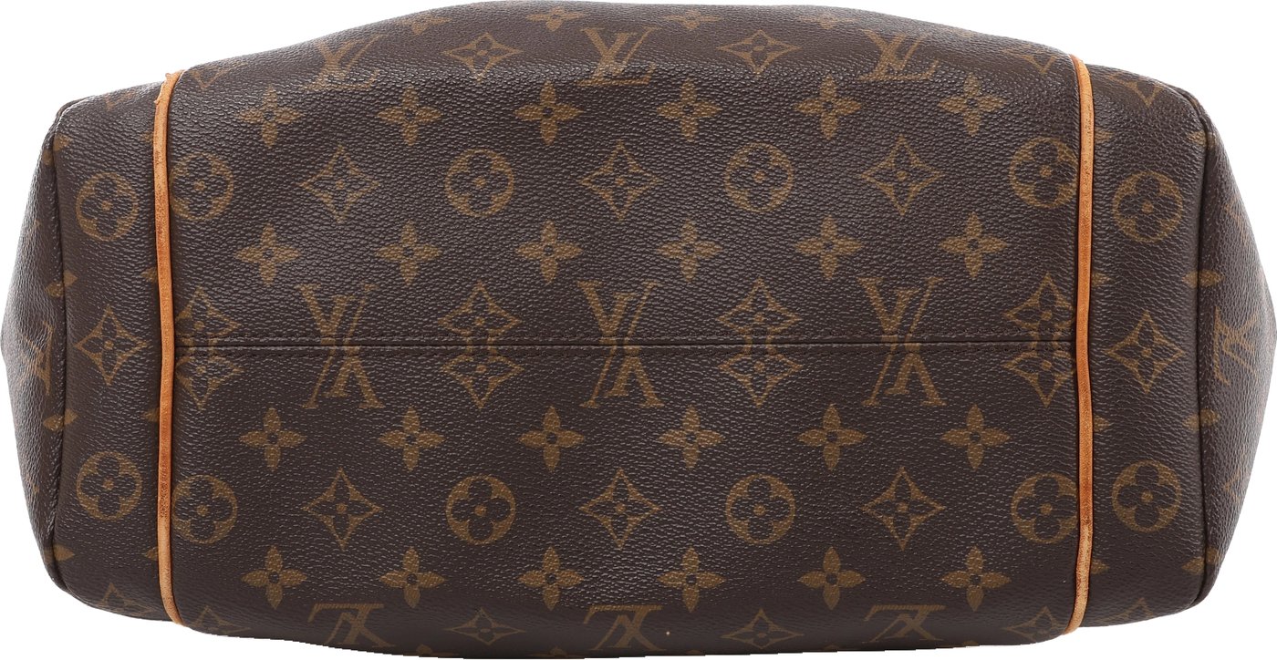 Louis Vuitton Totally MM Monogram Shoulder Bag in Brown M41015