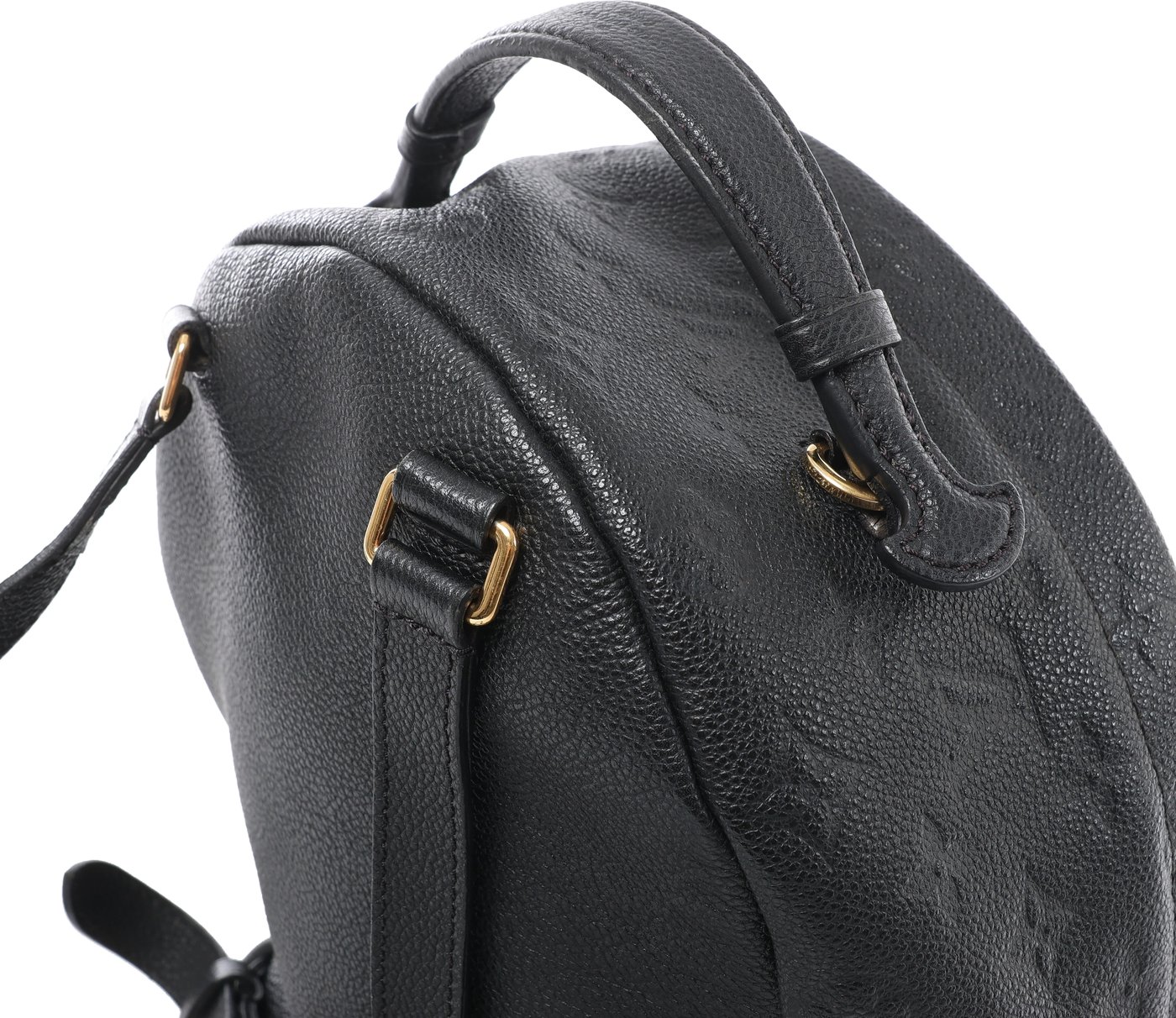 Louis Vuitton Sorbonne Monogram Empreinte Backpack in Black M44016