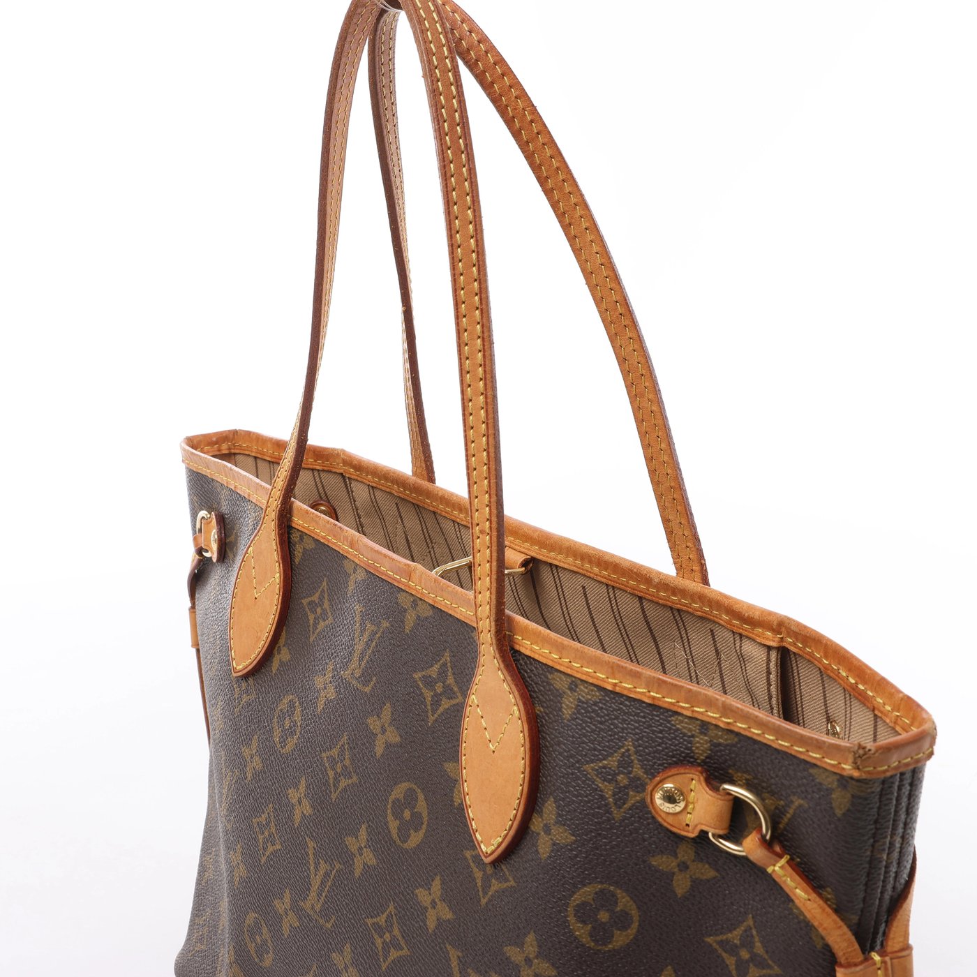 Louis Vuitton Neverfull PM Monogram Canvas Shoulder Bag in Brown M40155