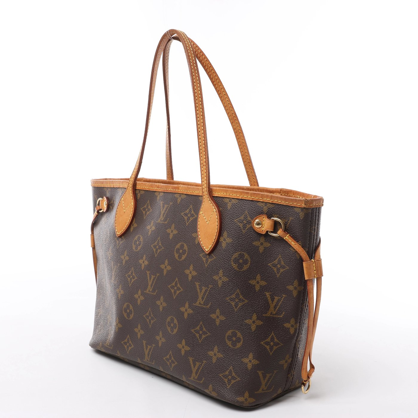 Louis Vuitton Neverfull PM Monogram Canvas Shoulder Bag in Brown M40155