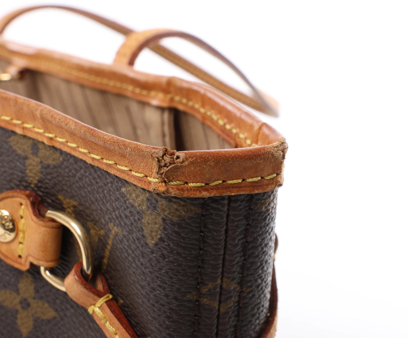 Louis Vuitton Neverfull PM Monogram Canvas Shoulder Bag in Brown M40155