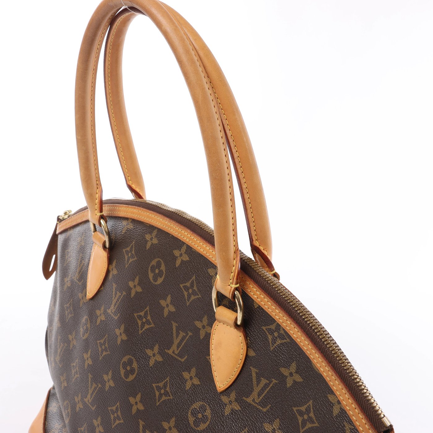 Louis Vuitton Lockit Horizontal Monogram Shoulder Bag in Brown M40104