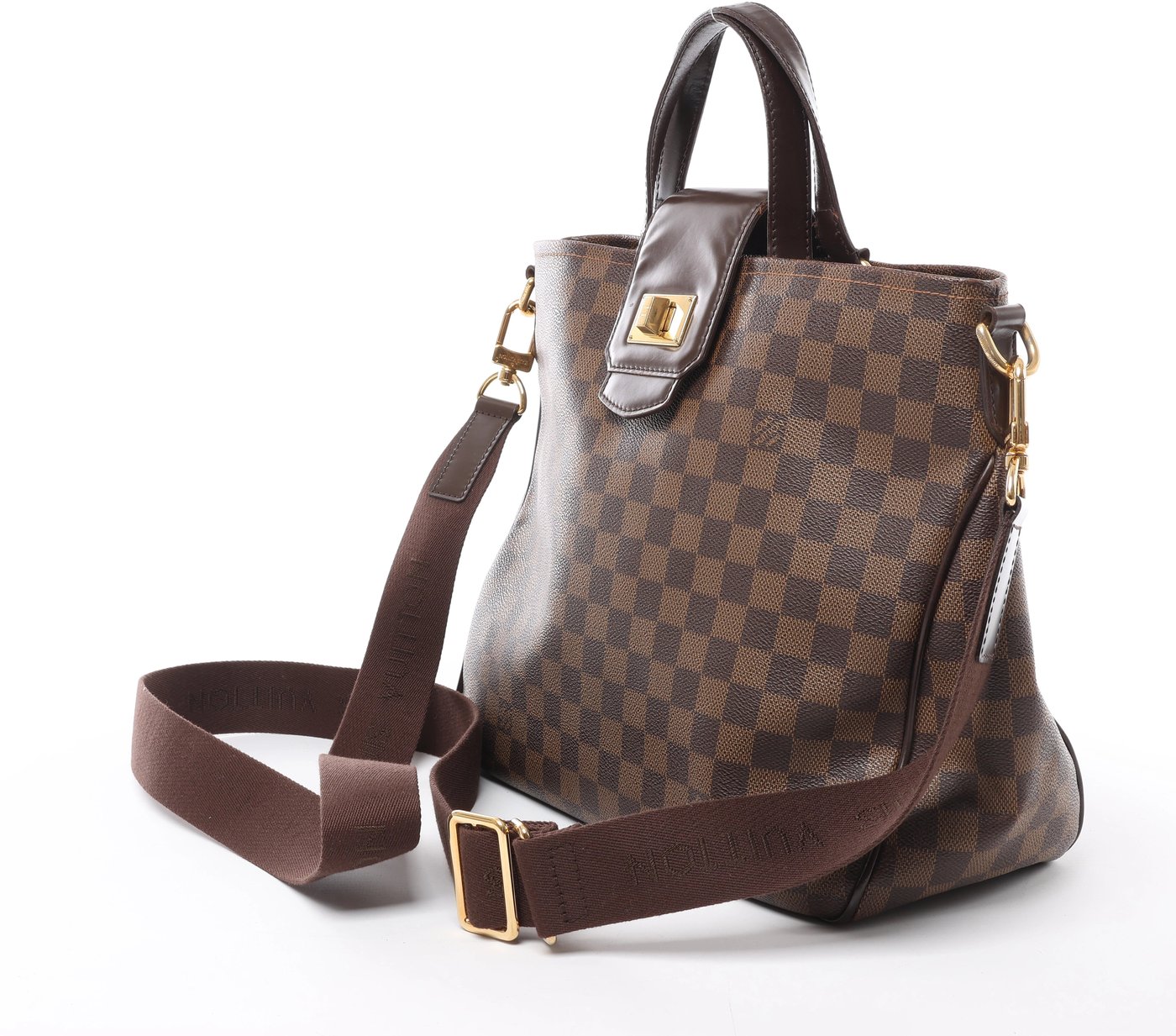 Louis Vuitton Cabas Rosebery Damier Ebene 2Way Handbag in Brown N41177