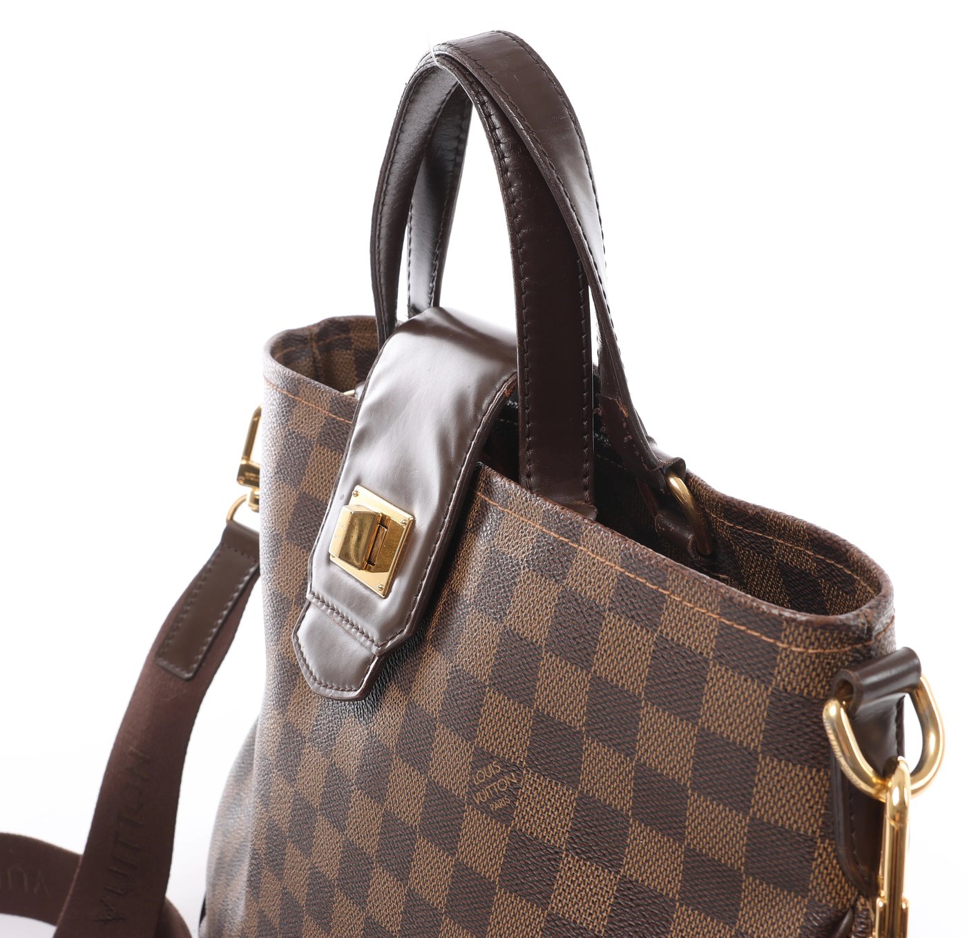 Louis Vuitton Cabas Rosebery Damier Ebene 2Way Handbag in Brown N41177