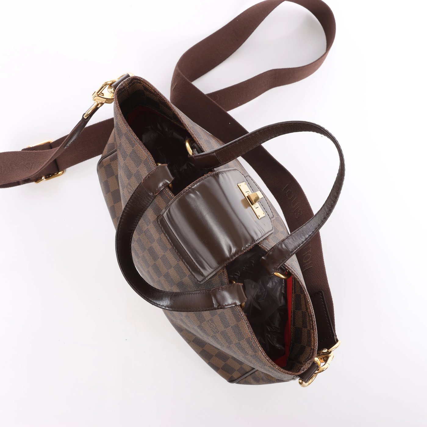 Louis Vuitton Cabas Rosebery Damier Ebene 2Way Handbag in Brown N41177
