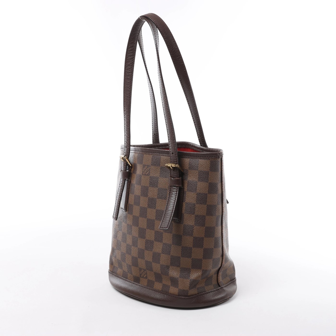 Louis Vuitton Marais Damier Ebene Shoulder Bag in Brown N42240