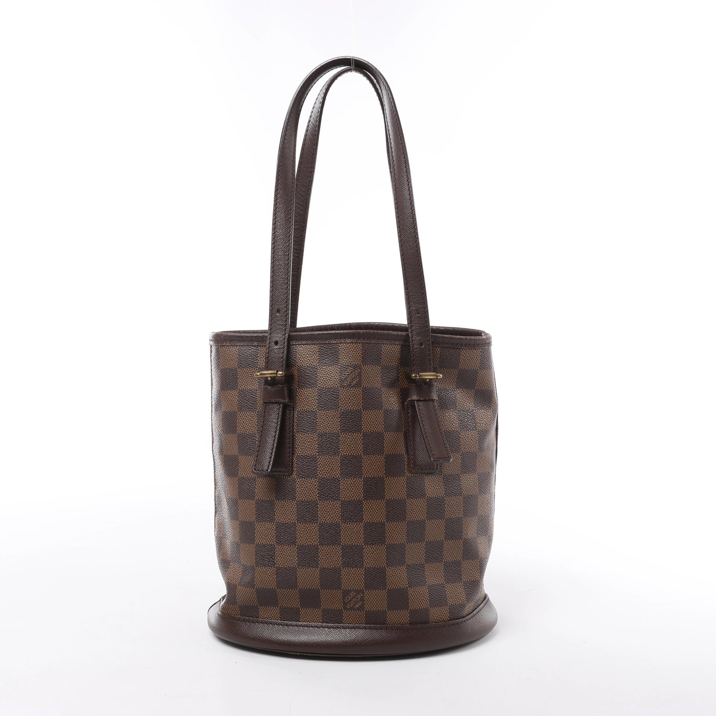 Louis Vuitton Marais Damier Ebene Shoulder Bag in Brown N42240