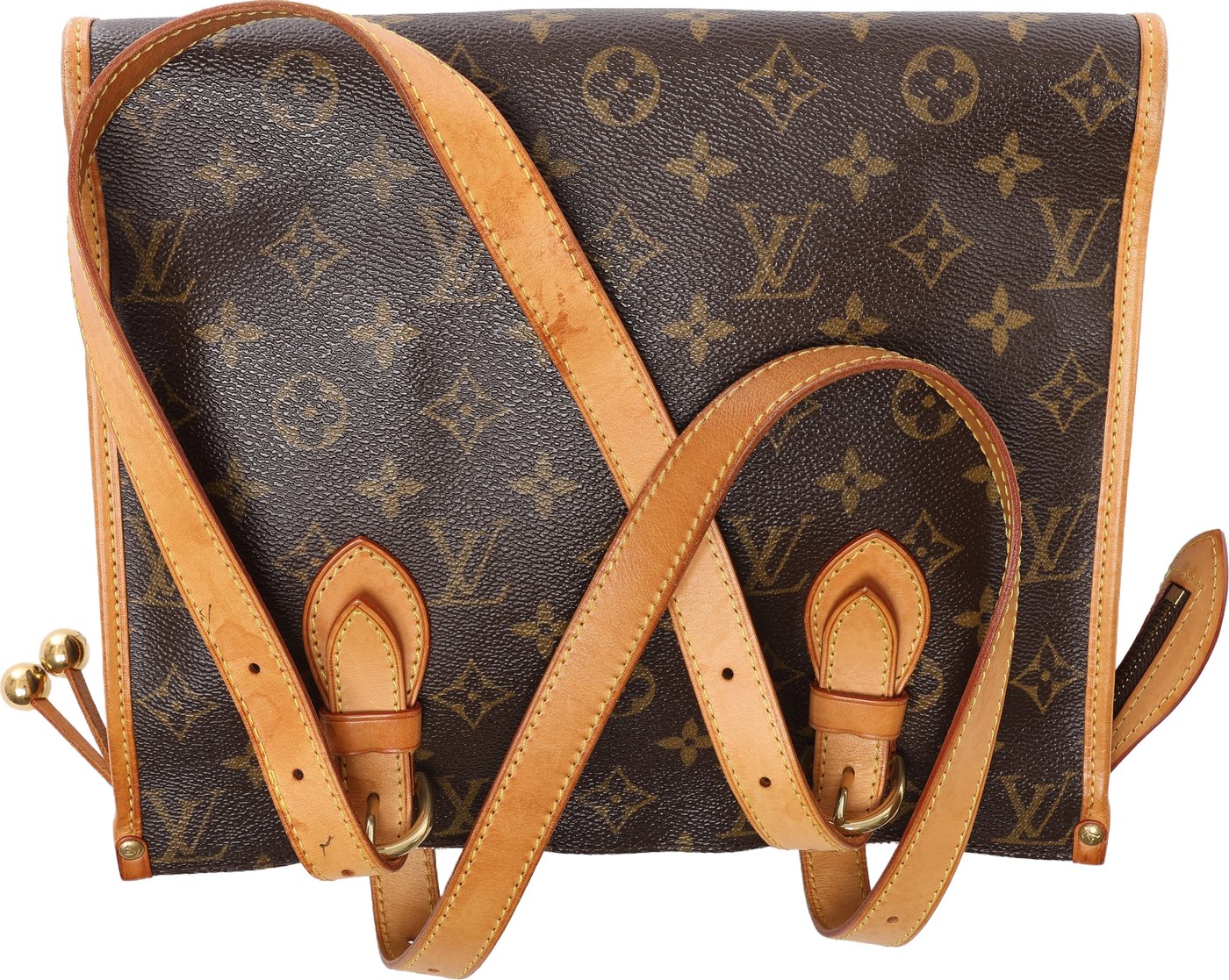 Louis Vuitton Popincourt Haut Monogram Shoulder Bag in Brown M40007