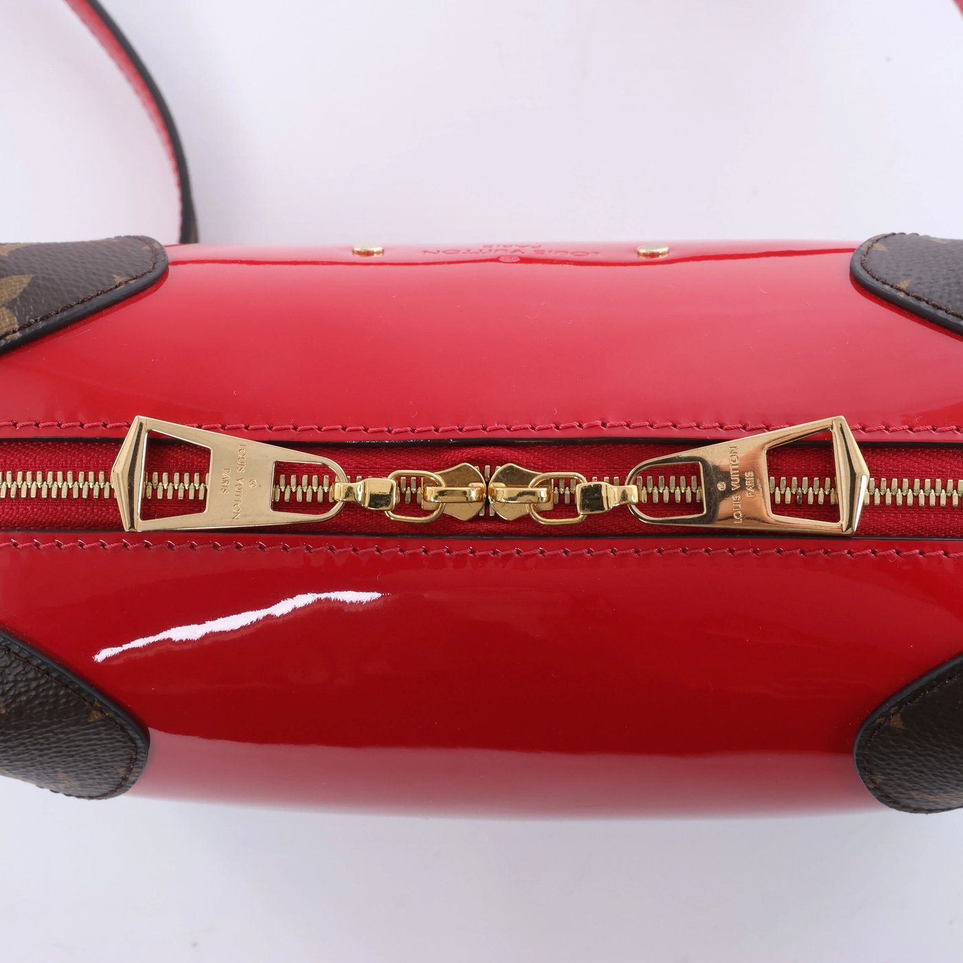 Louis Vuitton Venice Miroir Vernis Leather Crossbody Bag in Red M52473