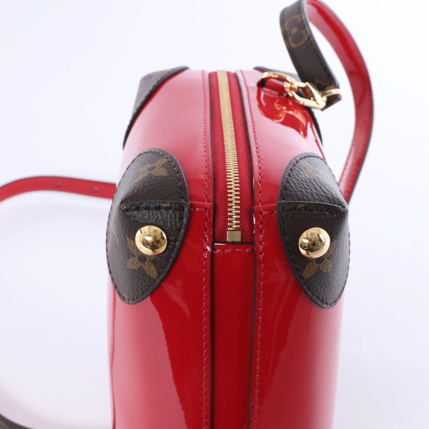 Louis Vuitton Venice Miroir Vernis Leather Crossbody Bag in Red M52473
