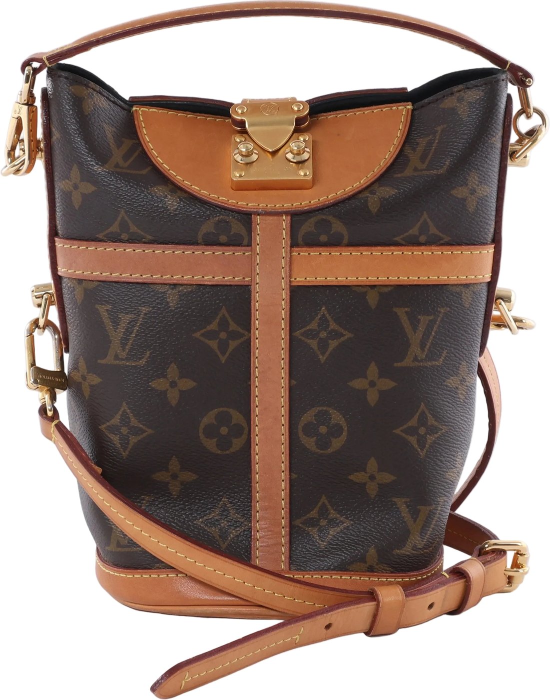 Louis Vuitton Duffle Monogram Crossbody Bag in Brown M43587