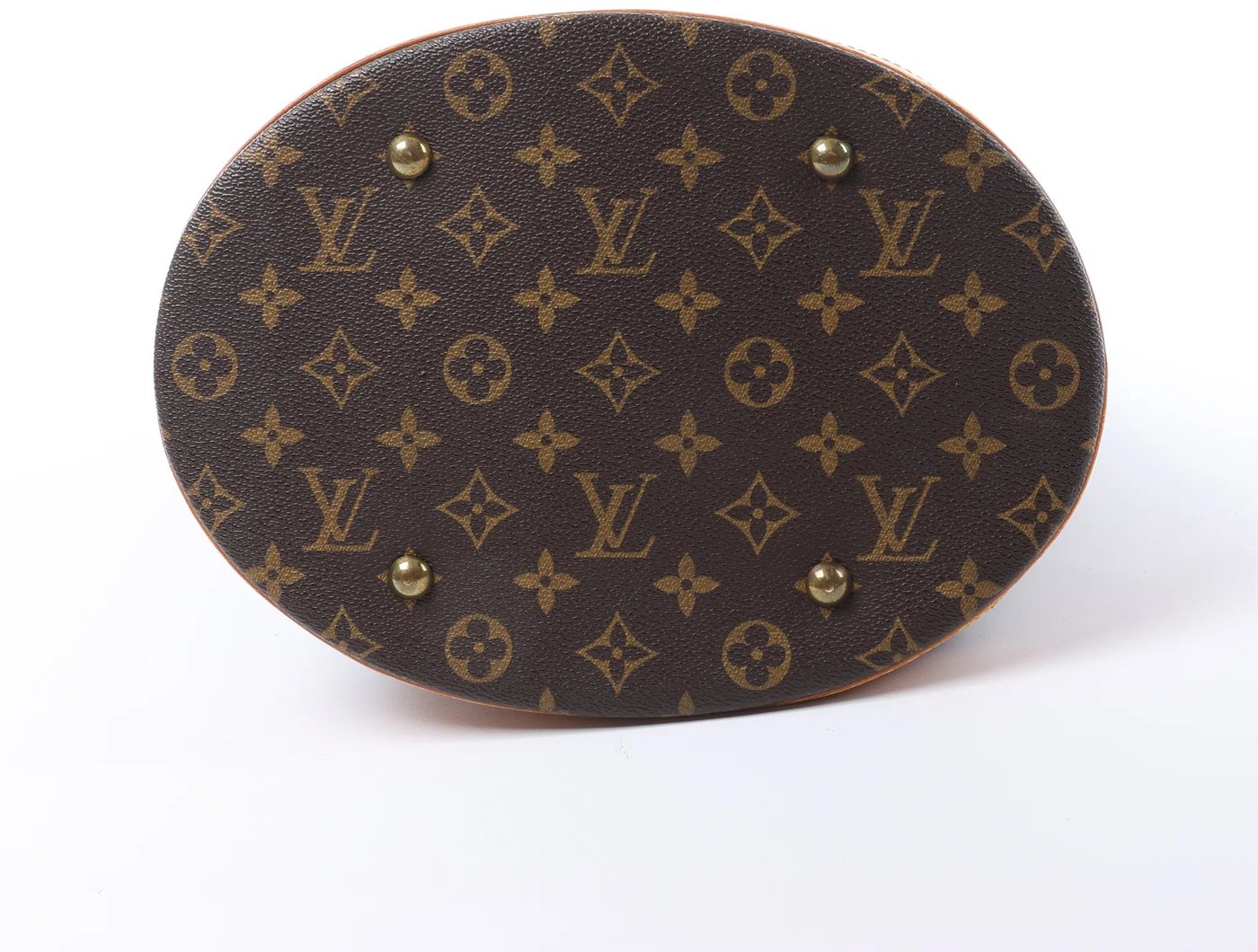 Louis Vuitton Bucket GM Monogram Canvas Shoulder Bag in Brown M42236