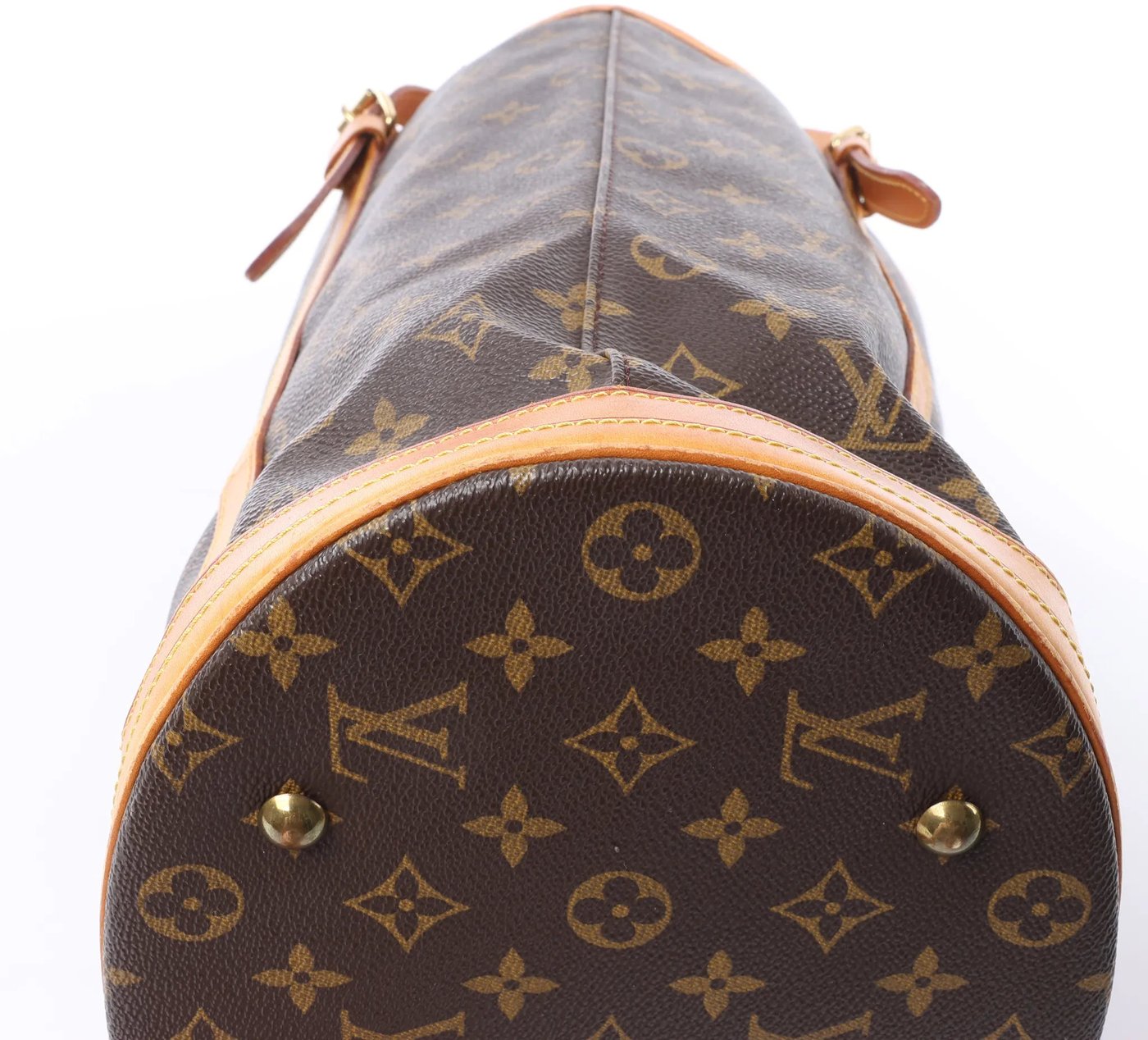 Louis Vuitton Bucket GM Monogram Canvas Shoulder Bag in Brown M42236