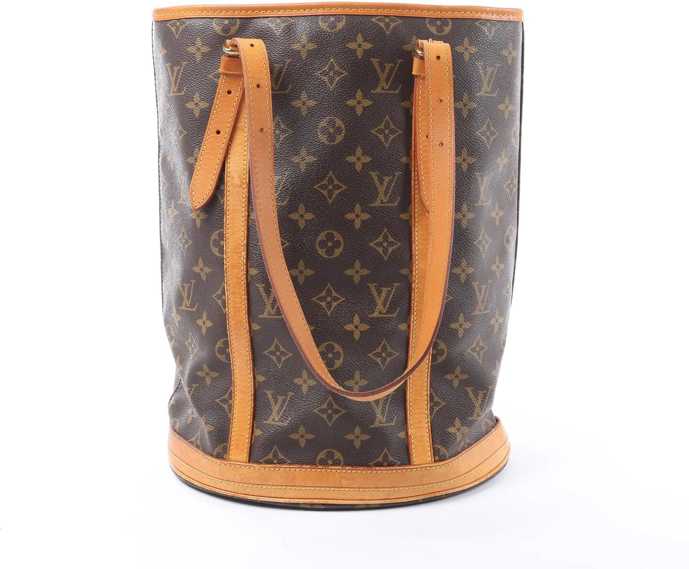 Louis Vuitton Bucket GM Monogram Canvas Shoulder Bag in Brown M42236