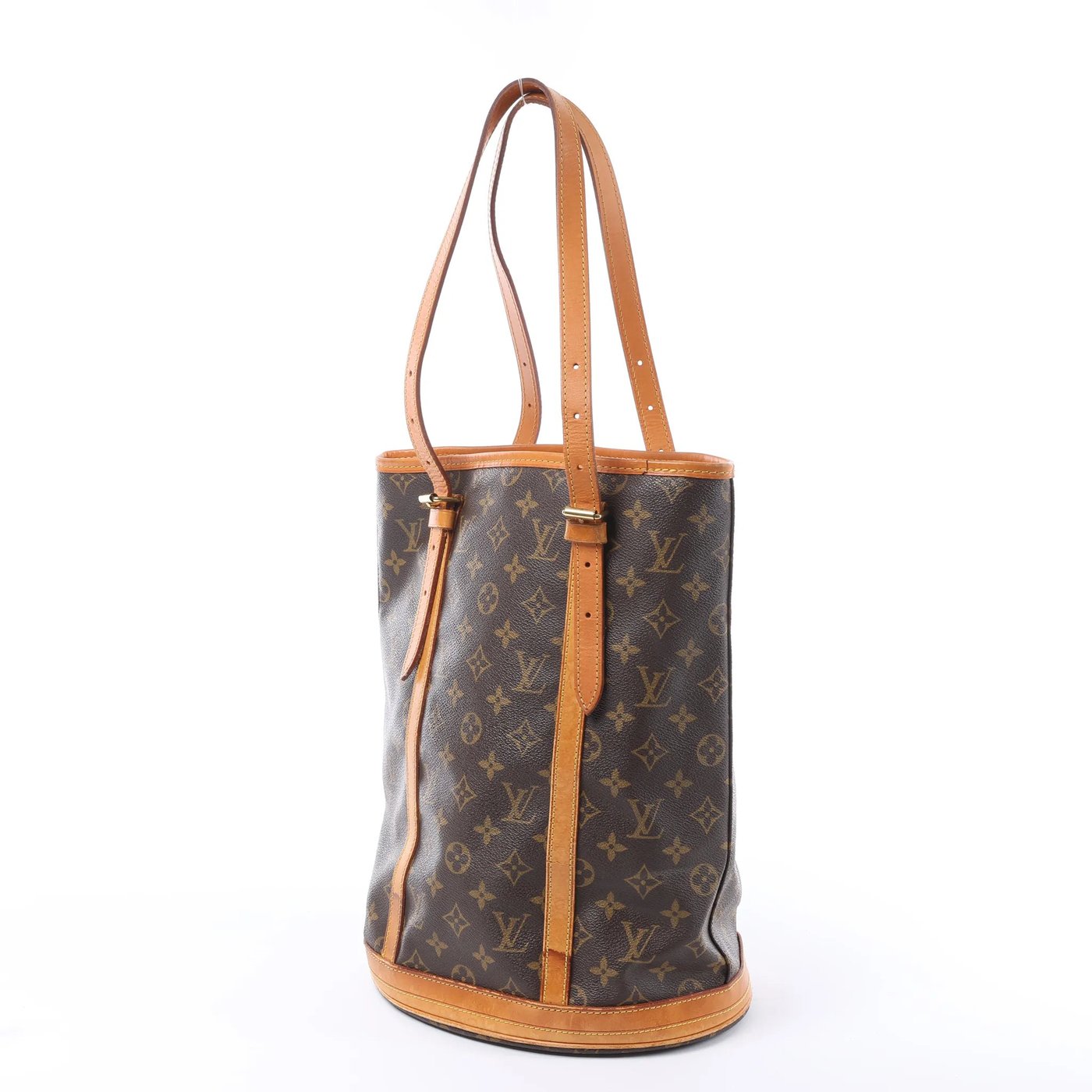 Louis Vuitton Bucket GM Monogram Canvas Shoulder Bag in Brown M42236