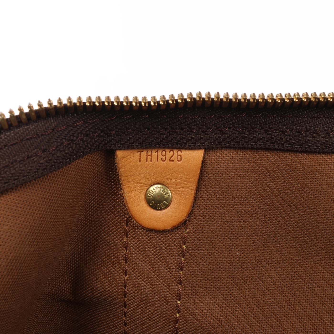 Louis Vuitton Keepall Bandoulière 50 Monogram Travel Bag in Brown M41416