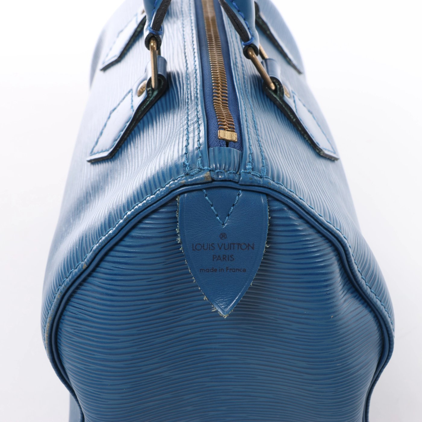 Louis Vuitton Speedy 25 Epi Leather Handbag in Blue M43015