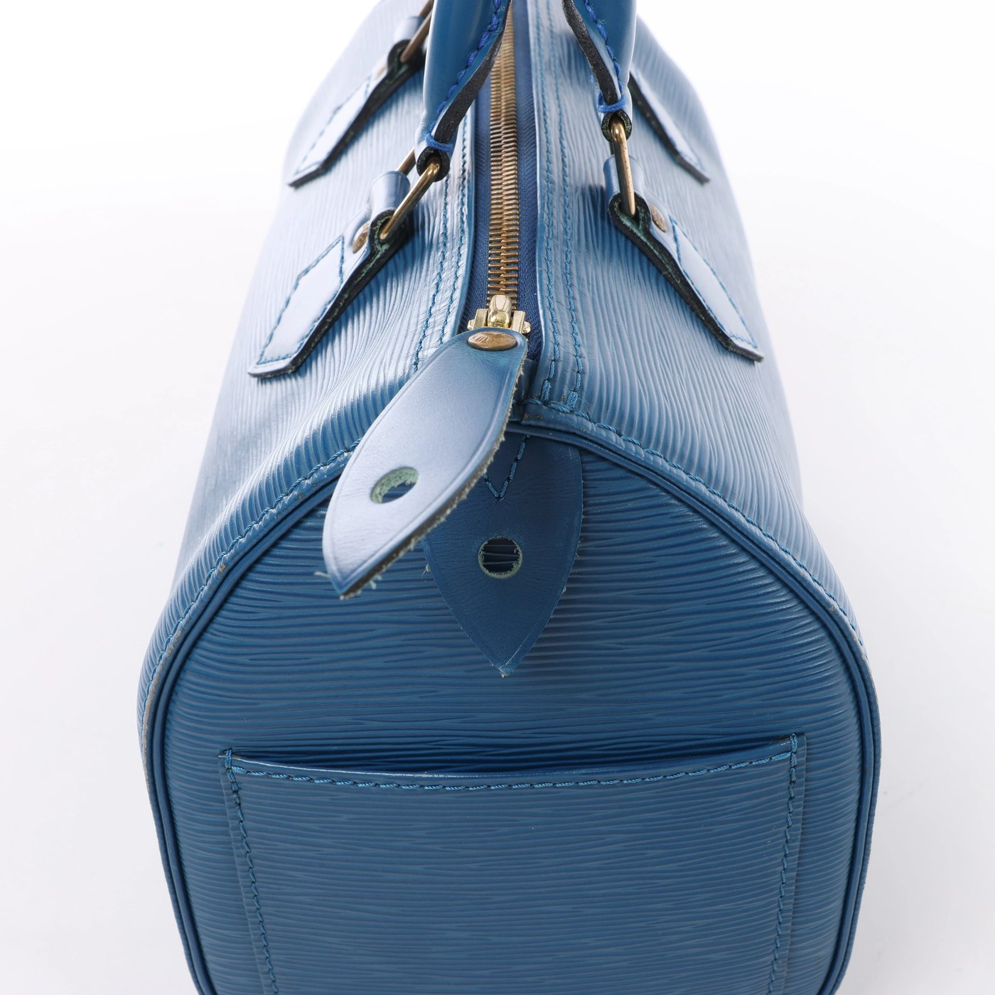 Louis Vuitton Speedy 25 Epi Leather Handbag in Blue M43015