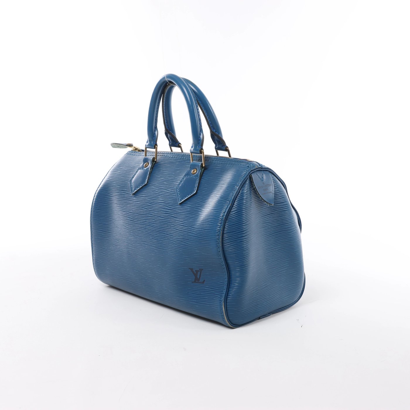 Louis Vuitton Speedy 25 Epi Leather Handbag in Blue M43015