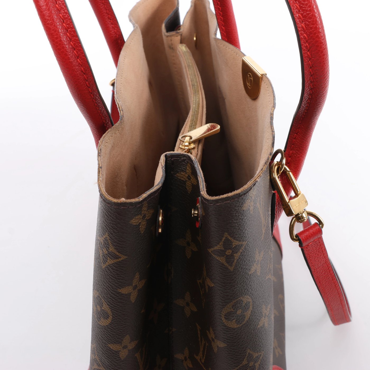 Louis Vuitton Flandrin Monogram 2Way Handbag in Brown M41596