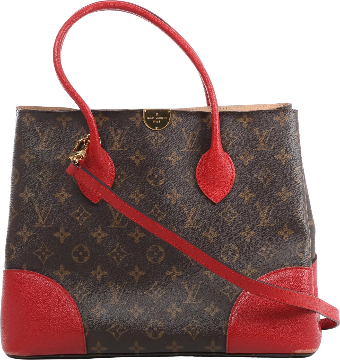 Louis Vuitton Flandrin Monogram 2Way Handbag in Brown M41596
