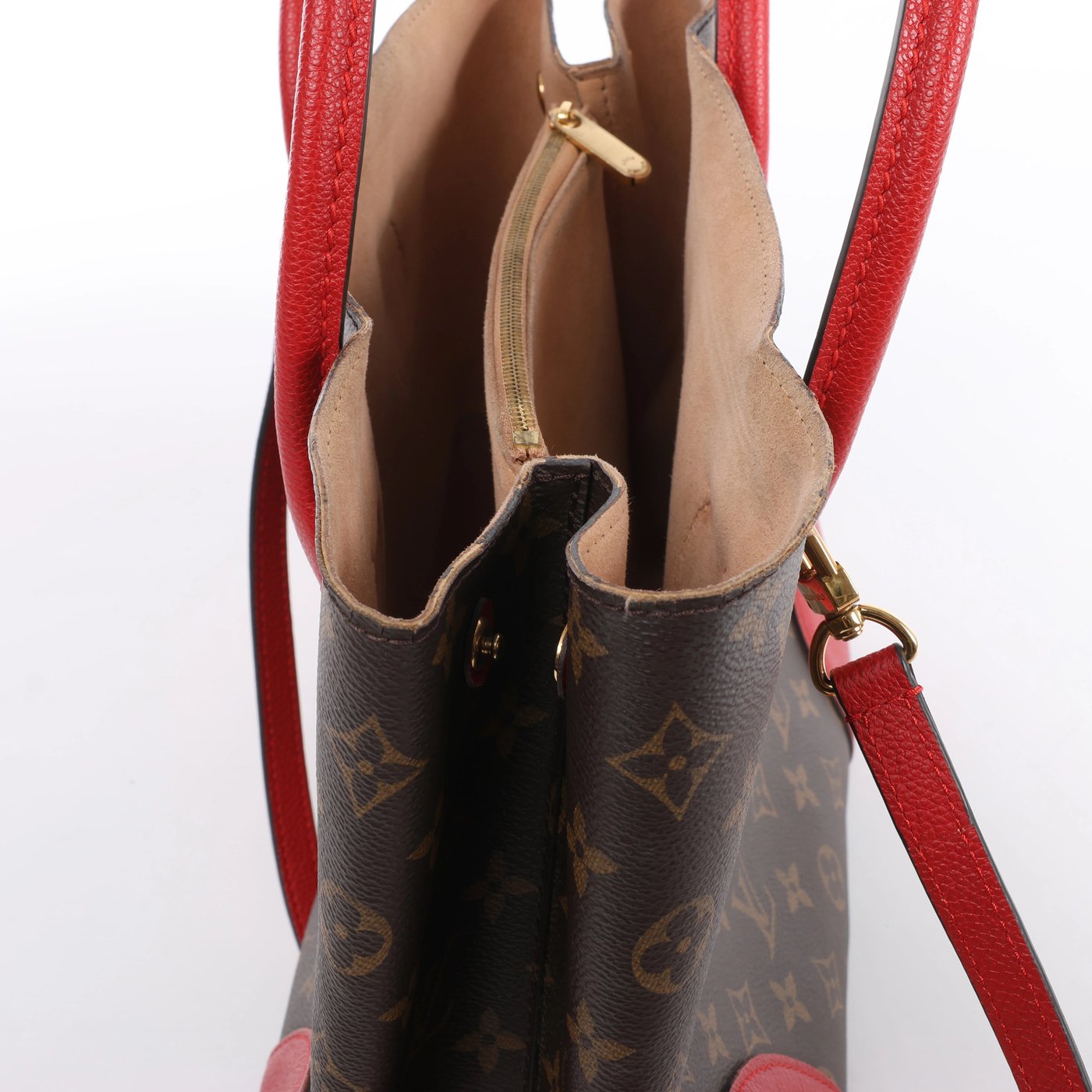 Louis Vuitton Flandrin Monogram 2Way Handbag in Brown M41596