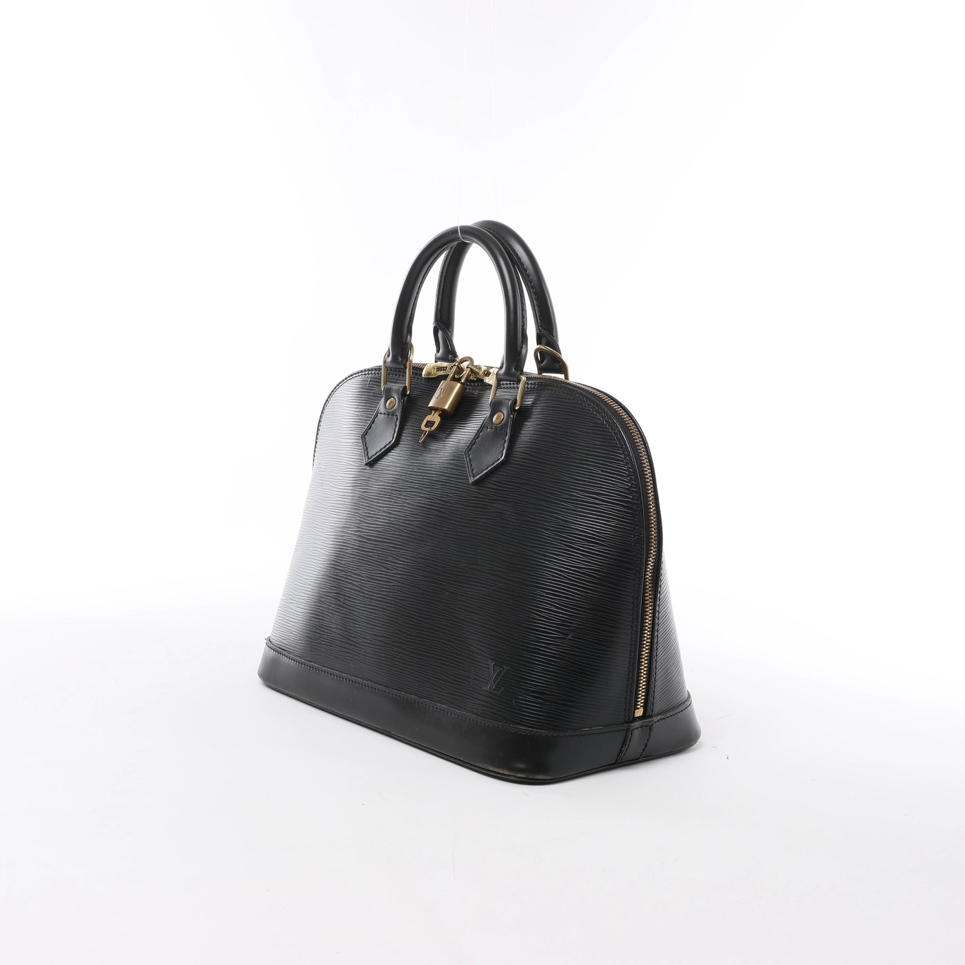 Louis Vuitton Alma PM Epi Leather Handbag in Black M40302