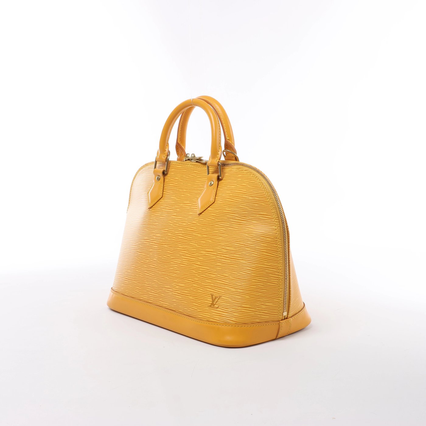 Louis Vuitton Alma Epi Leather Handbag in Yellow M52149