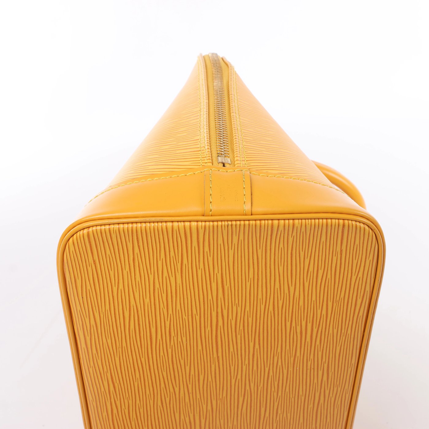 Louis Vuitton Alma Epi Leather Handbag in Yellow M52149