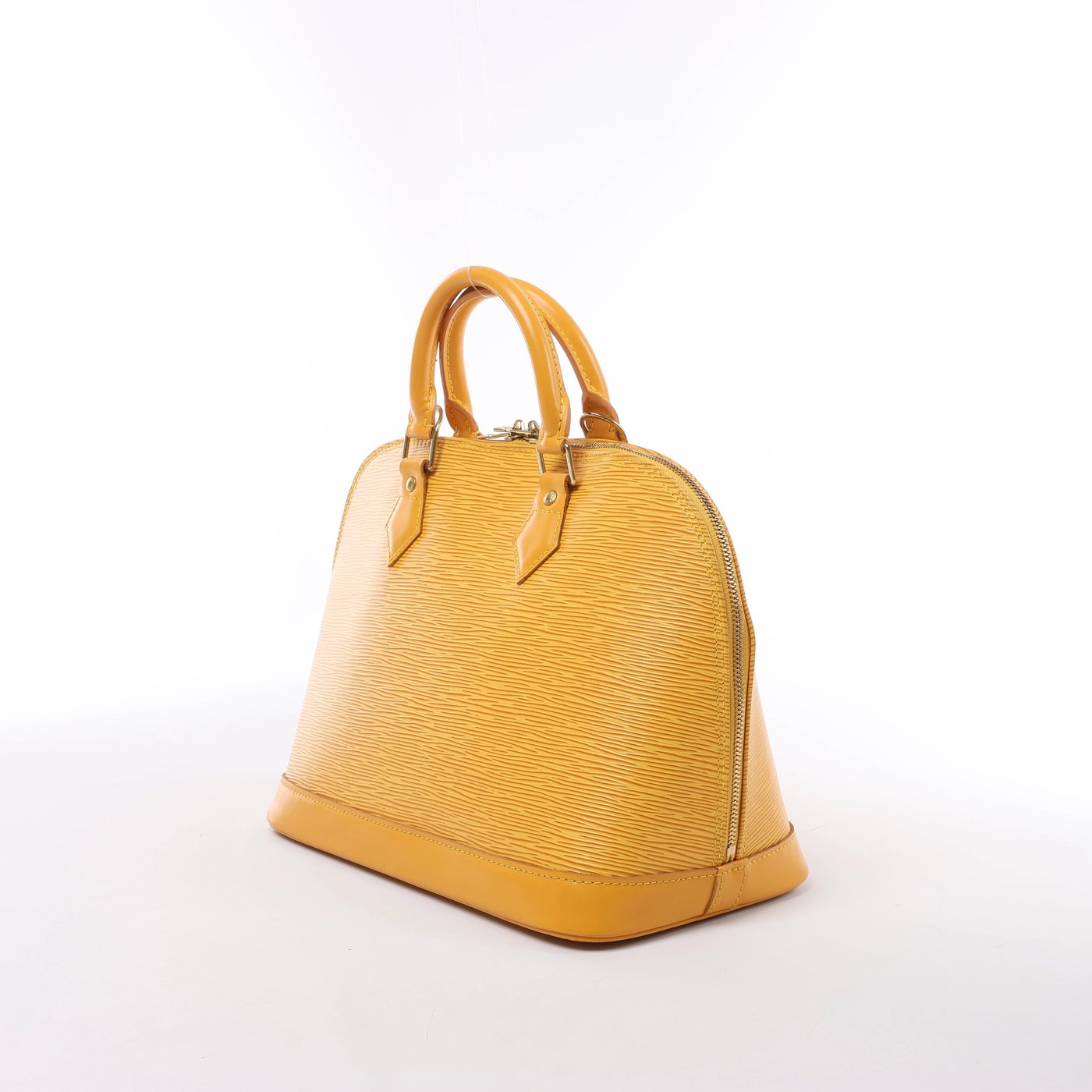 Louis Vuitton Alma Epi Leather Handbag in Yellow M52149