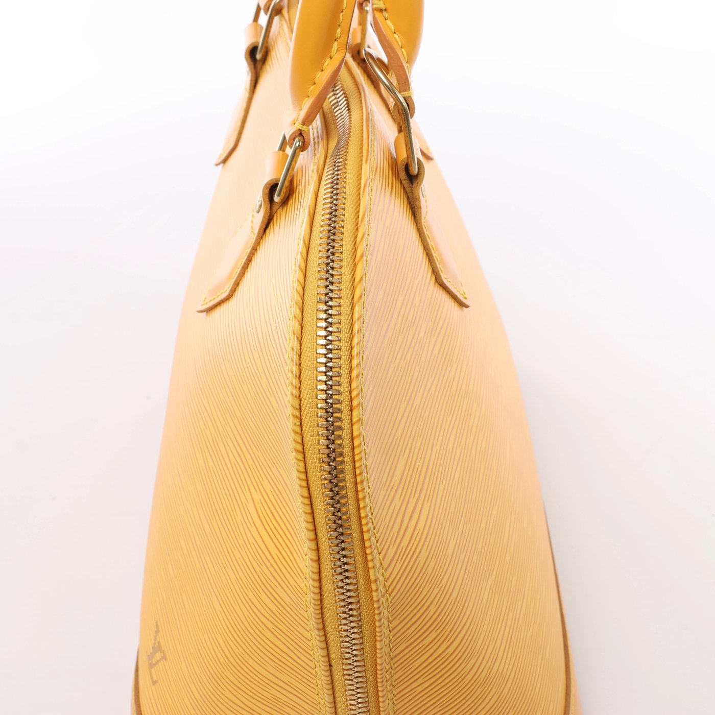 Louis Vuitton Alma Epi Leather Handbag in Yellow M52149