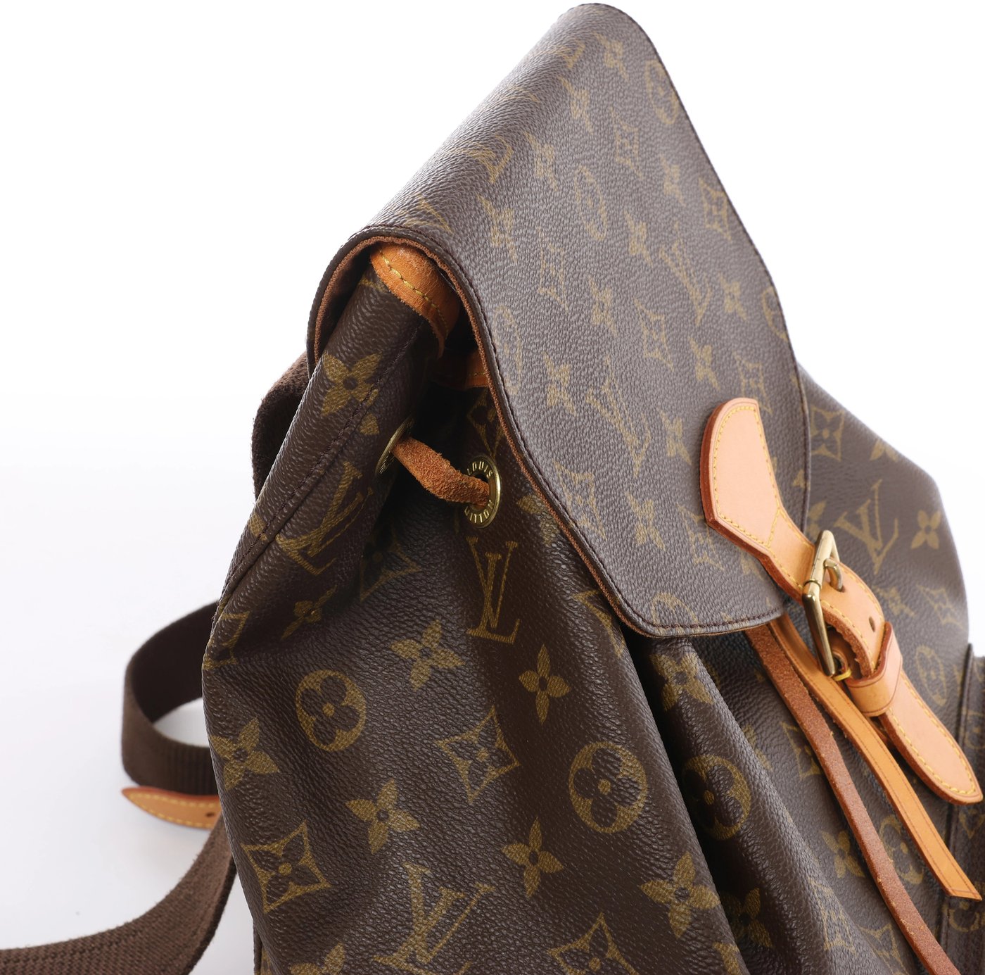 Louis Vuitton Montsouris GM Monogram Backpack in Brown M51135