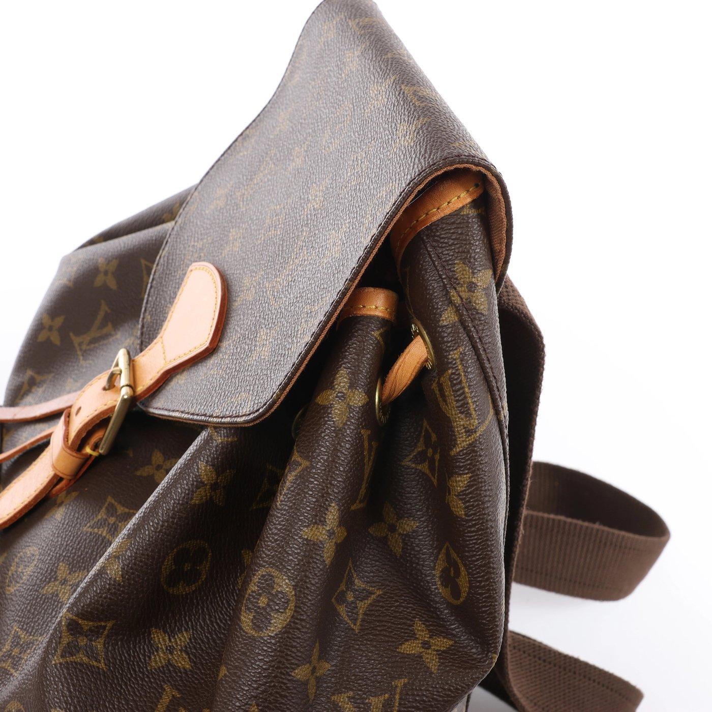 Louis Vuitton Montsouris GM Monogram Backpack in Brown M51135