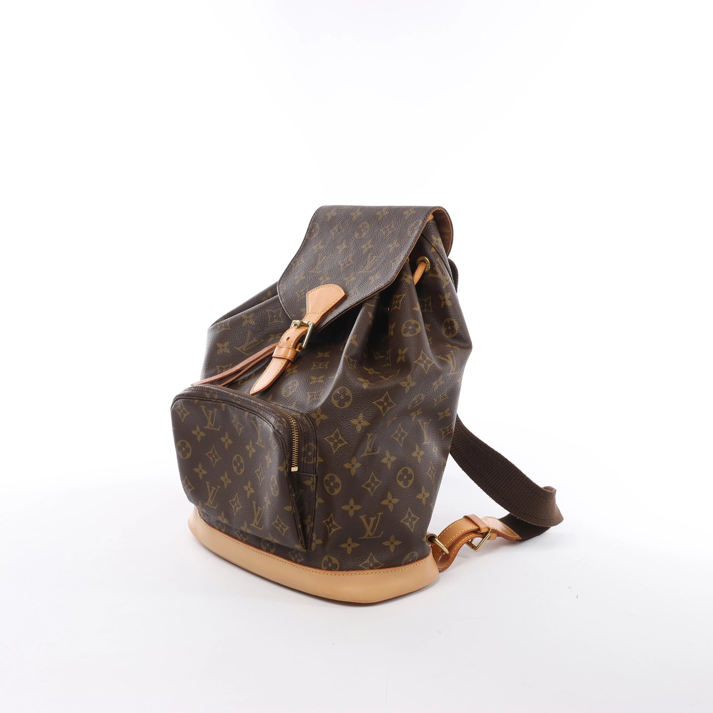 Louis Vuitton Montsouris GM Monogram Backpack in Brown M51135