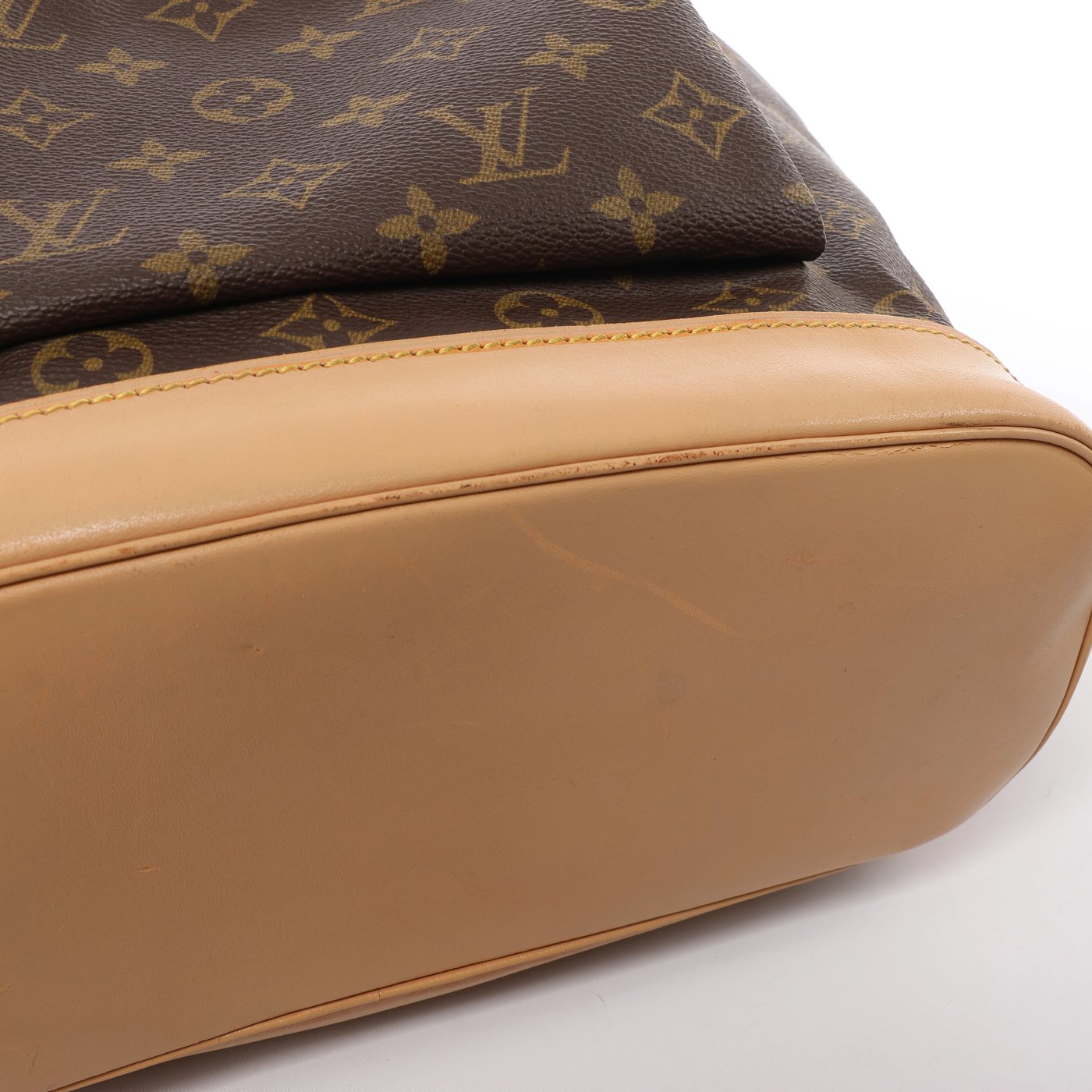 Louis Vuitton Montsouris GM Monogram Backpack in Brown M51135