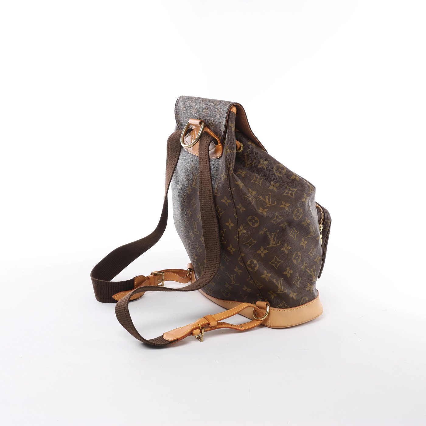 Louis Vuitton Montsouris GM Monogram Backpack in Brown M51135