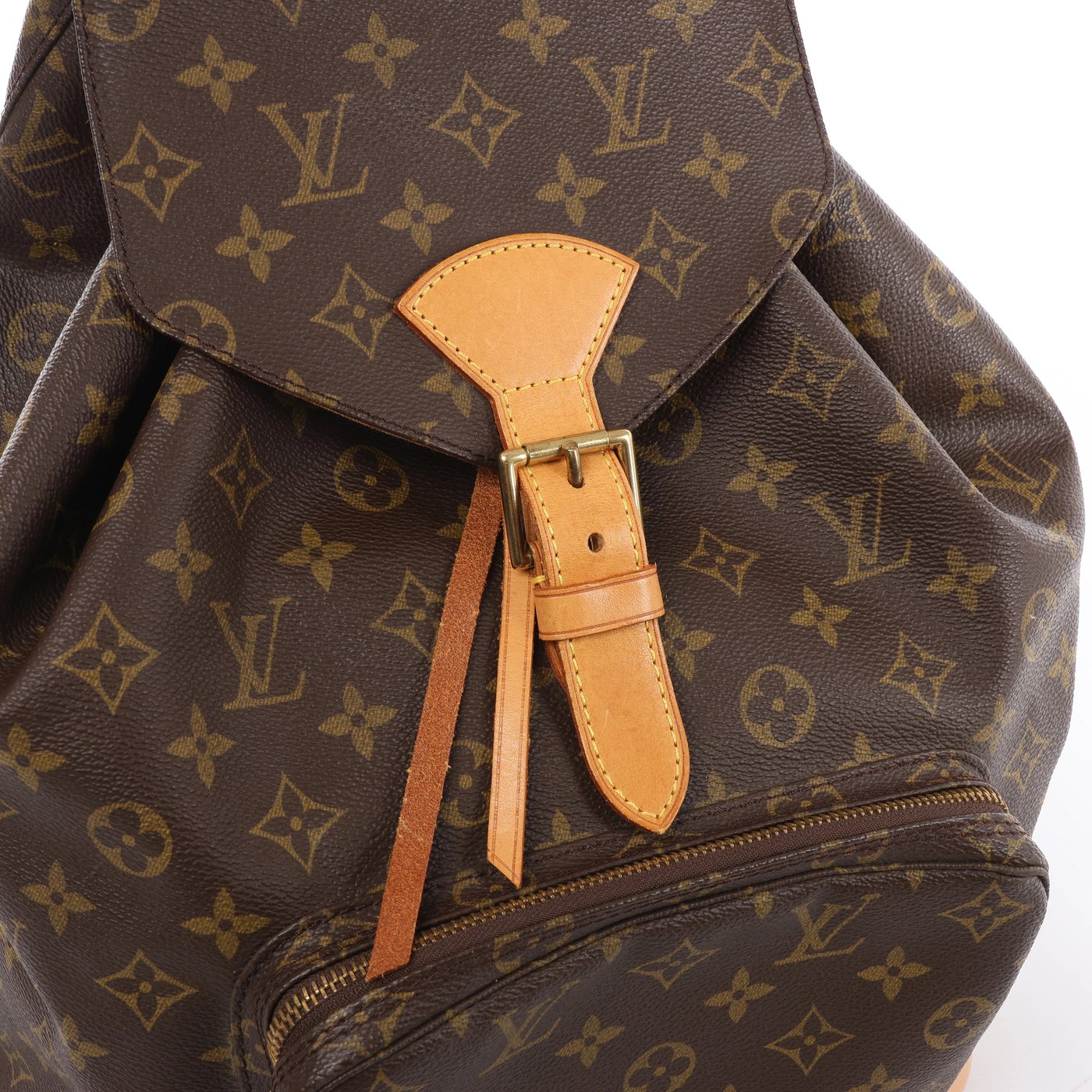 Louis Vuitton Montsouris GM Monogram Backpack in Brown M51135