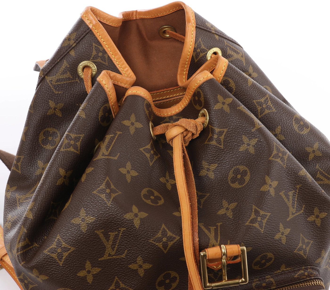 Louis Vuitton Montsouris GM Monogram Backpack in Brown M51135