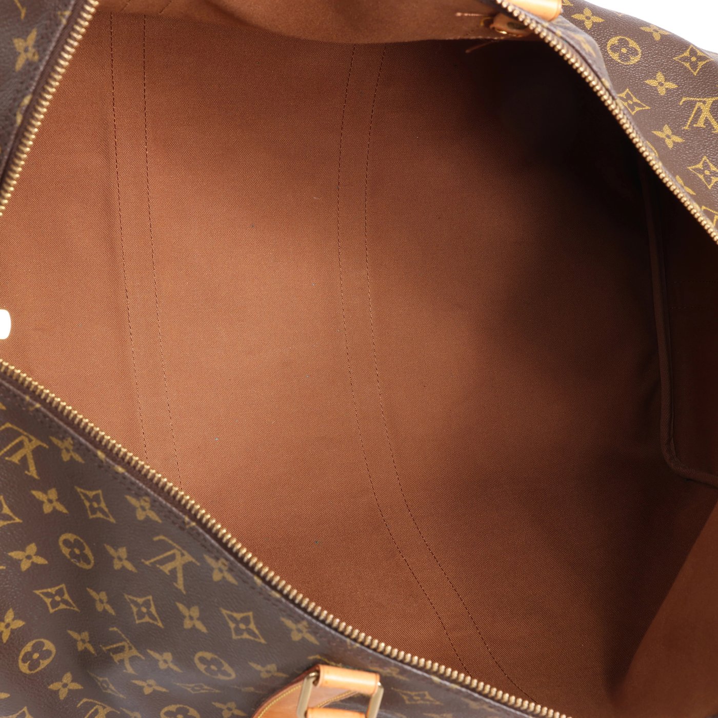 Louis Vuitton Keepall Bandoulière 60 Monogram Travel Bag in Brown M41412