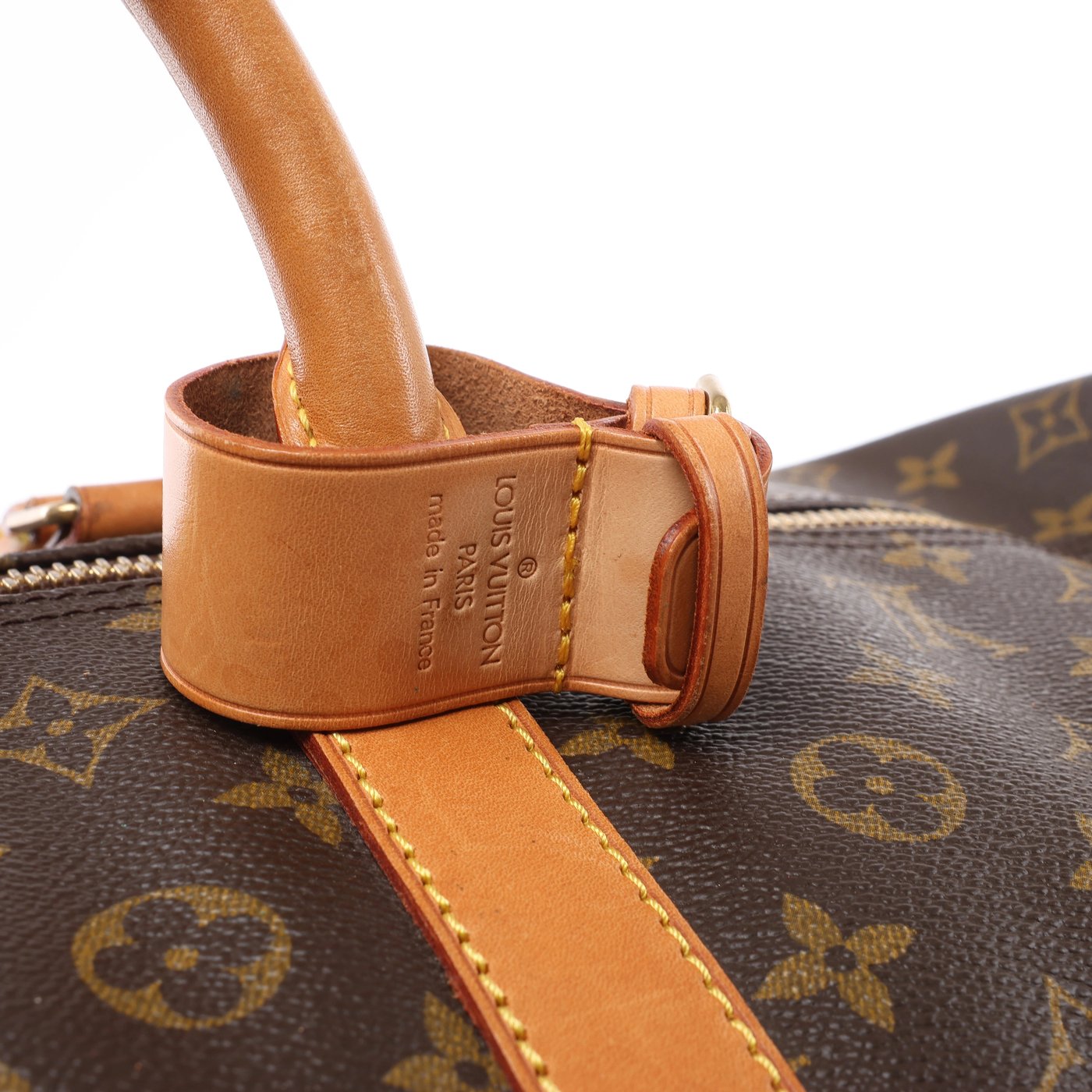 Louis Vuitton Keepall Bandoulière 60 Monogram Travel Bag in Brown M41412