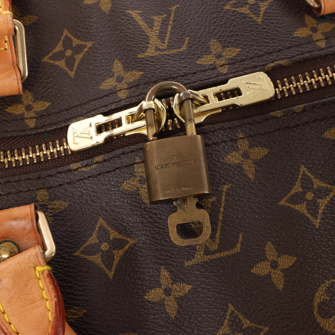 Louis Vuitton Keepall Bandoulière 60 Monogram Travel Bag in Brown M41412
