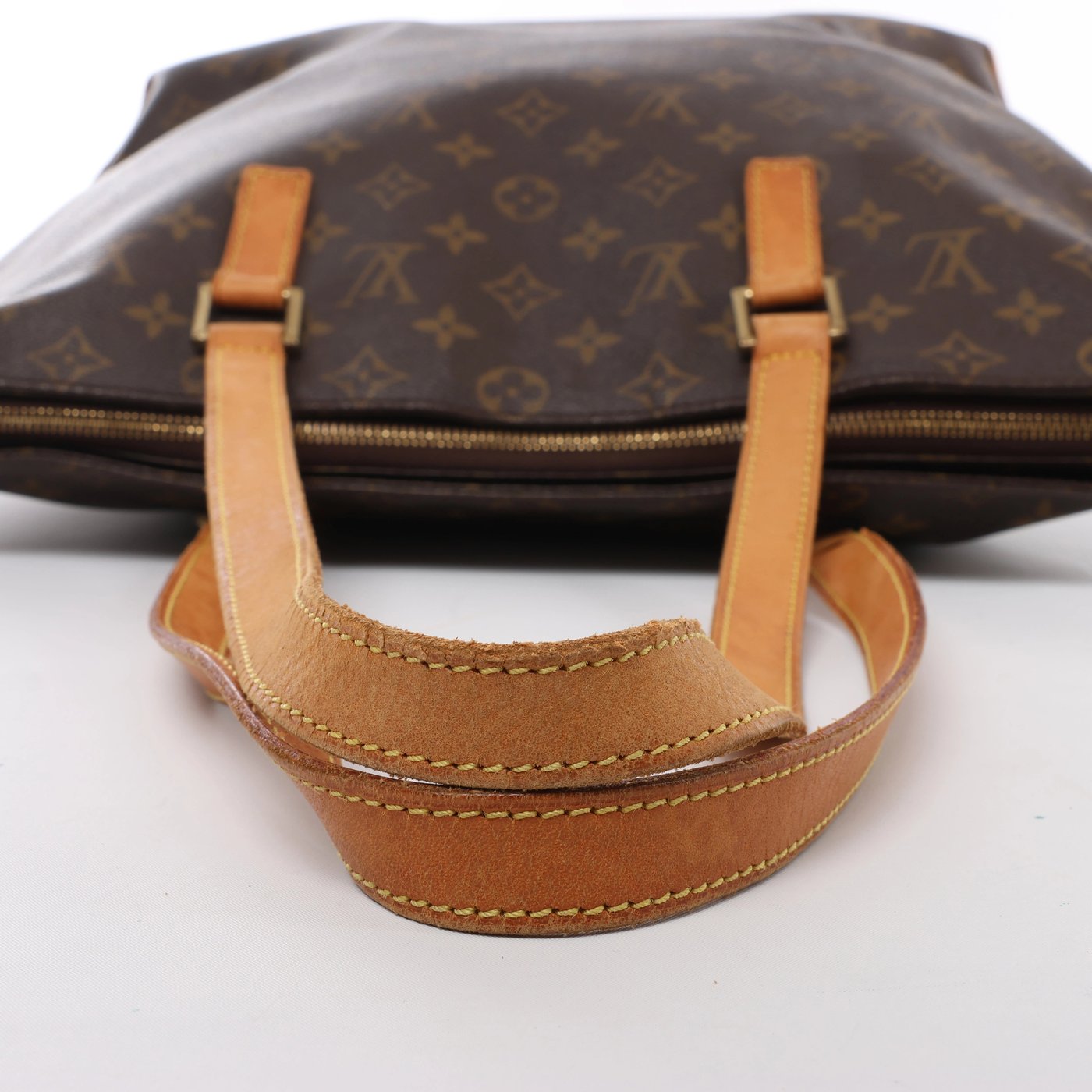 Louis Vuitton Cabas Mezzo Monogram Shoulder Bag in Brown M51151