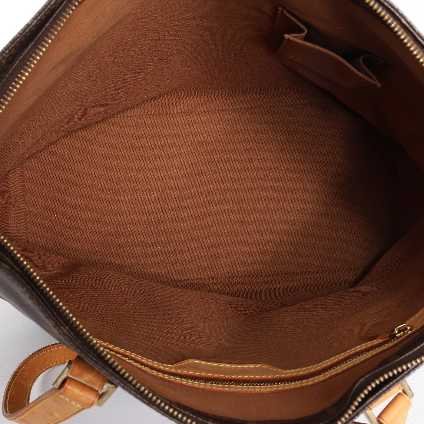 Louis Vuitton Cabas Mezzo Monogram Shoulder Bag in Brown M51151