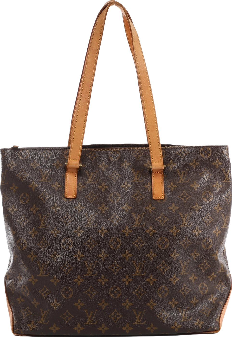 Louis Vuitton Cabas Mezzo Monogram Shoulder Bag in Brown M51151