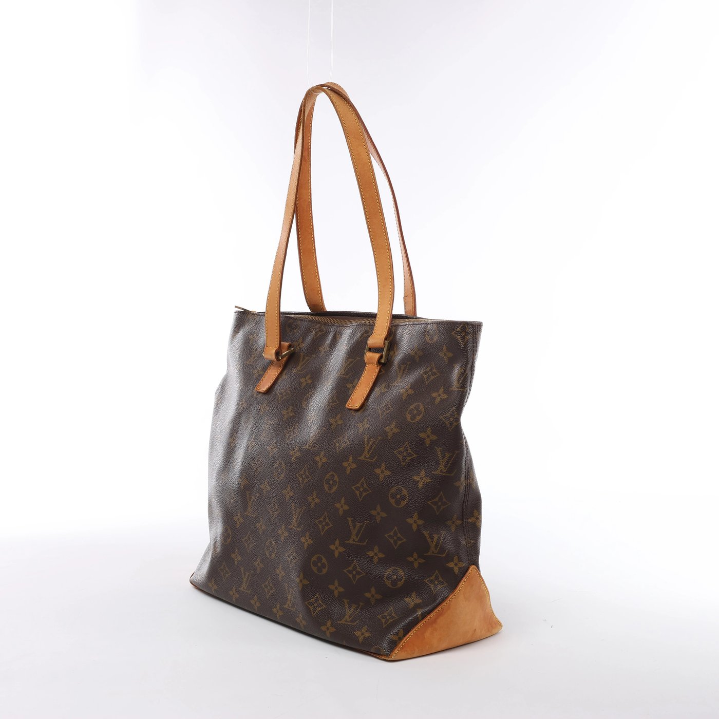 Louis Vuitton Cabas Mezzo Monogram Shoulder Bag in Brown M51151