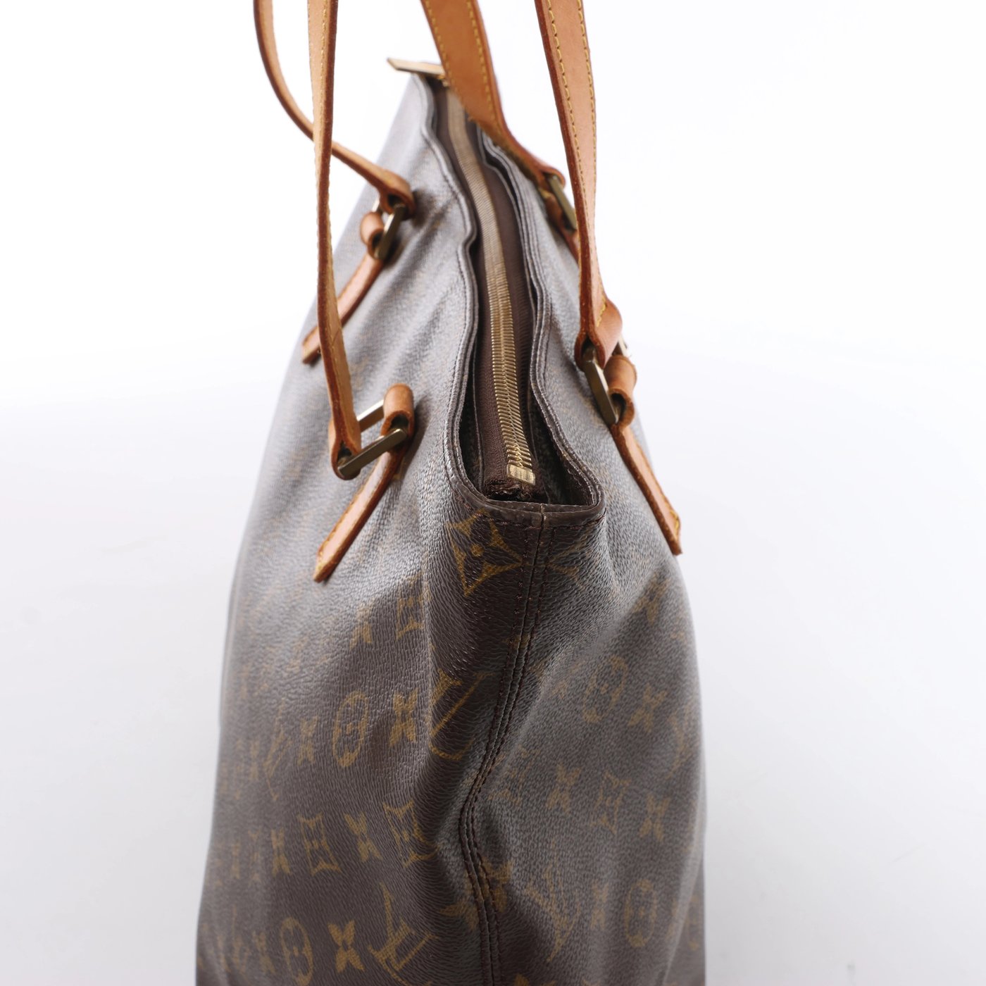 Louis Vuitton Cabas Mezzo Monogram Shoulder Bag in Brown M51151