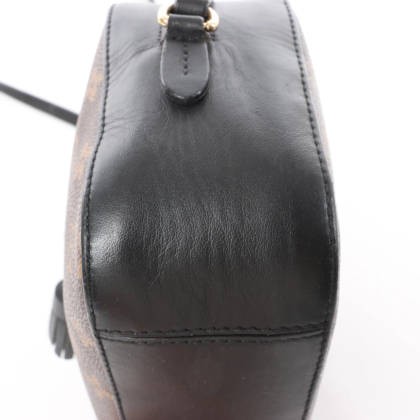 Louis Vuitton Saintonge Monogram Canvas Crossbody Bag in Brown x Black M43555