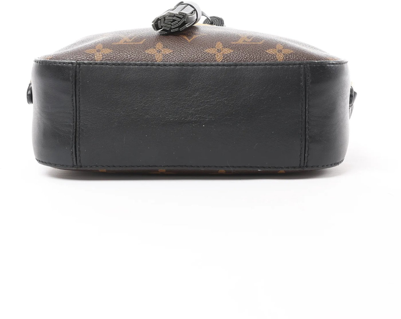 Louis Vuitton Saintonge Monogram Canvas Crossbody Bag in Brown x Black M43555