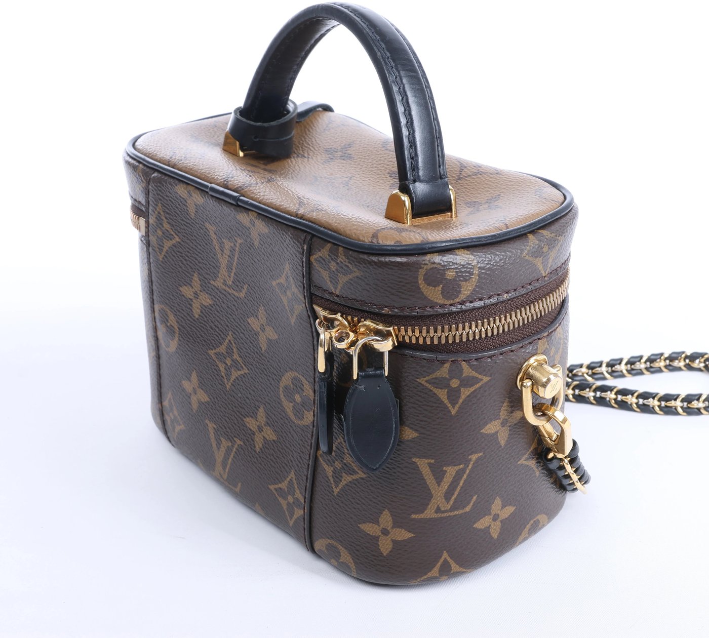 Louis Vuitton Vanity NV PM Monogram Reverse Crossbody Bag in Brown M45165