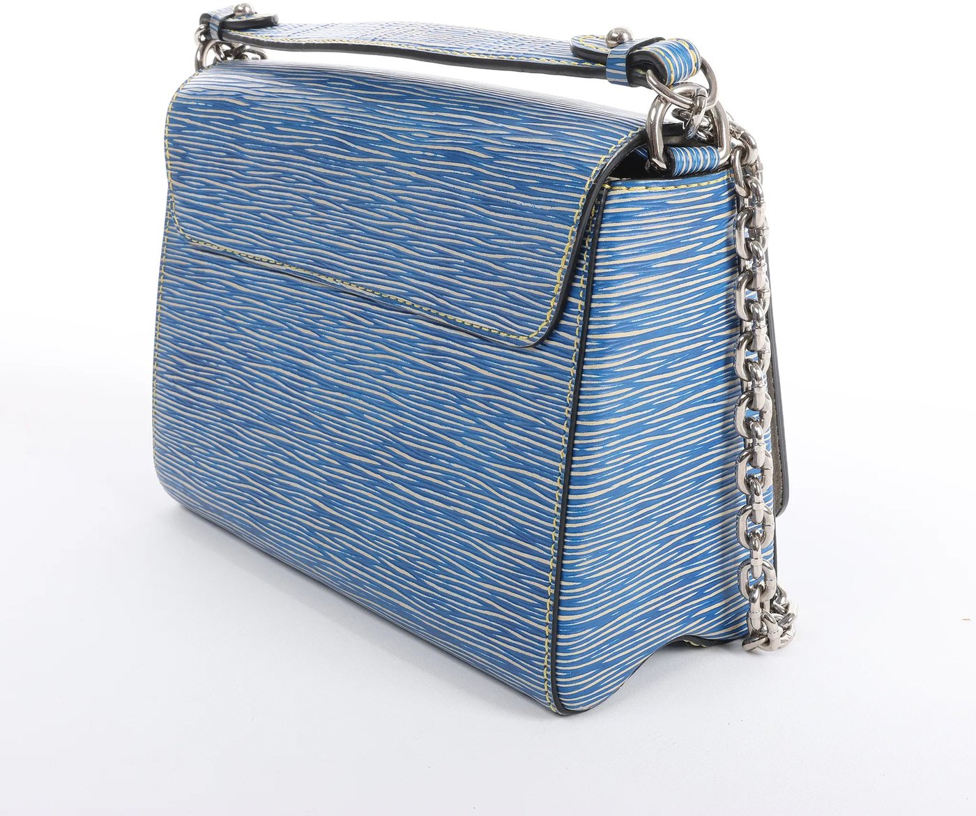 Louis Vuitton Twist MM Epi Leather Crossbody Bag in Blue M50271